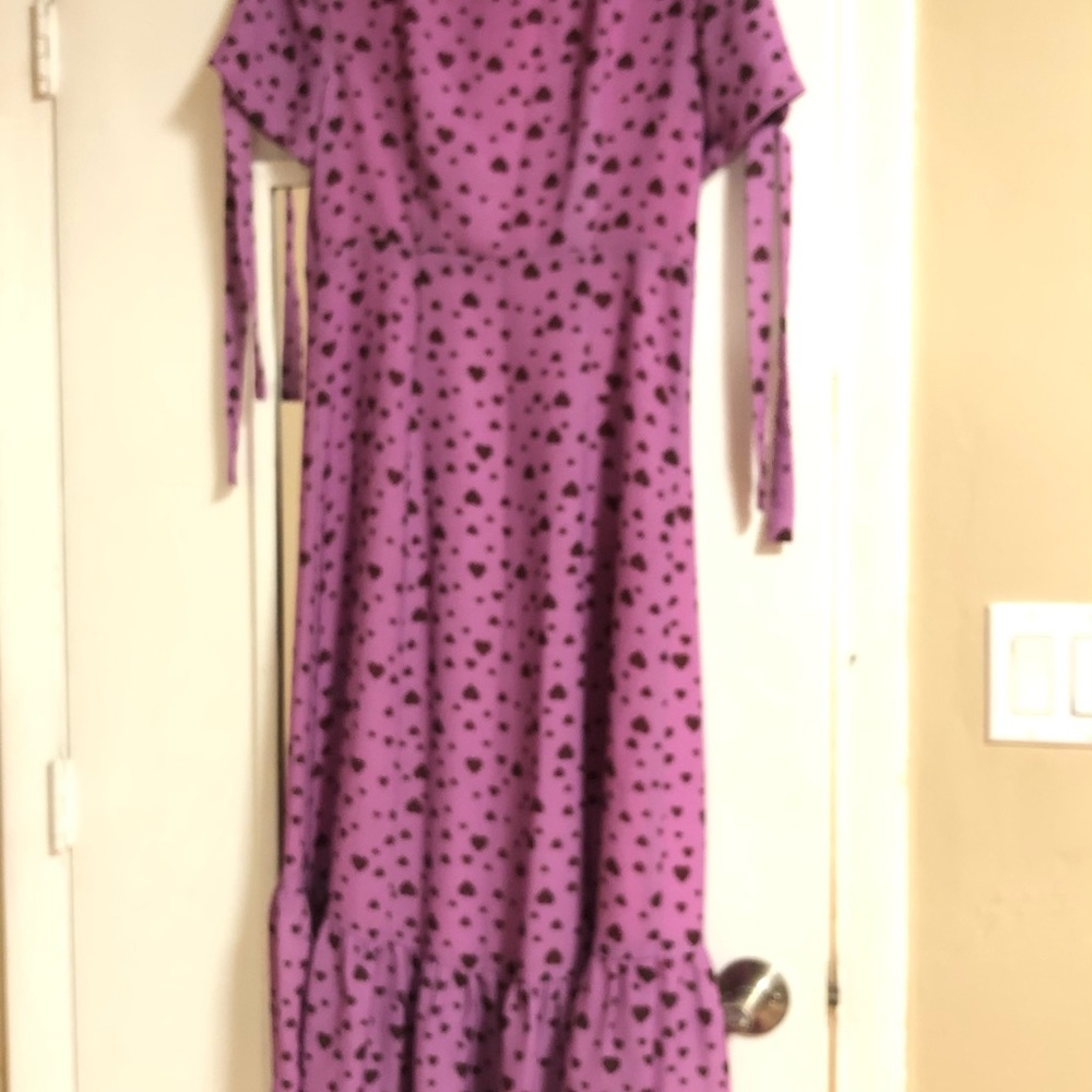 Purple BEAUTY 💜 💜💜 Delfi collective purple 💜Yvette dress. - Picture 6 of 7